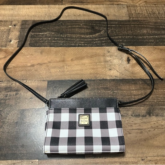 Dooney & Bourke Buffalo Check Kenzie Crossbody - Picture 1 of 8
